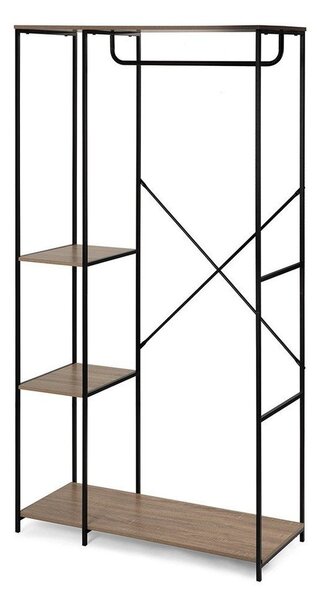Set di mobili da ingresso nero in acciaio 90x170x40 cm Aris – Bonami Essentials