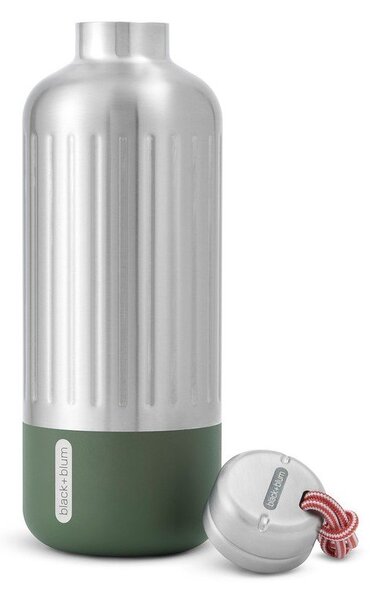 Bottiglia termica argentata in acciaio inox 850 ml Explorer – Black + Blum