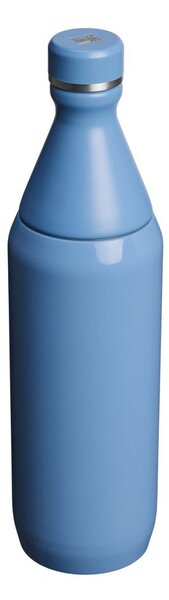 Bottiglia termica blu in acciaio inox 600 ml All Day Slim Bottle Blue Sky Gloss – Stanley