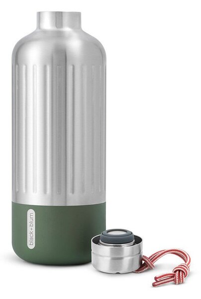 Bottiglia termica argentata in acciaio inox 850 ml Explorer – Black + Blum