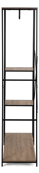 Set di mobili da ingresso nero in acciaio 90x170x40 cm Aris – Bonami Essentials