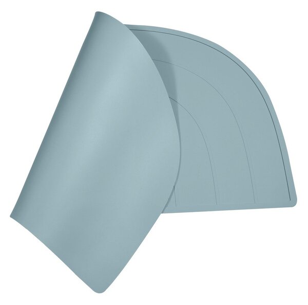 Tovaglietta Rainbow in silicone blu, 47 x 26 cm - Kindsgut