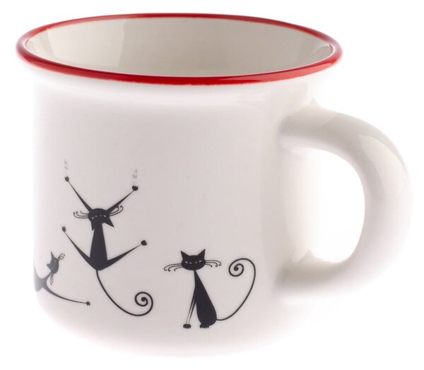 Tazza in porcellana Cats Lilian, 75 ml - Dakls