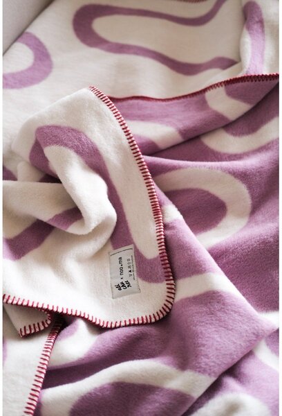 Coperta rosa 150x200 cm Swirl – noo.ma