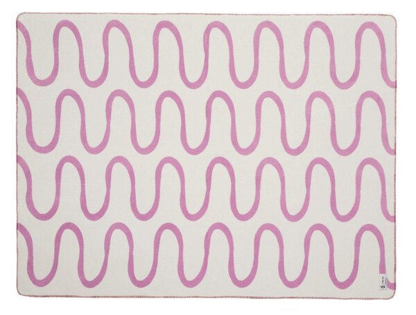 Coperta rosa 150x200 cm Swirl – noo.ma