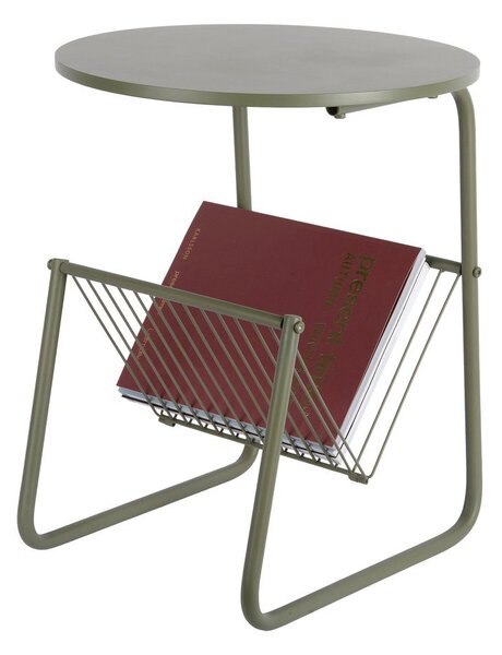 Tavolino rotondo in metallo ø 40 cm Riqueza Revista – Leitmotiv