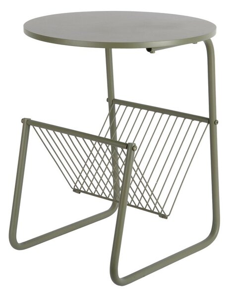 Tavolino rotondo in metallo ø 40 cm Riqueza Revista – Leitmotiv