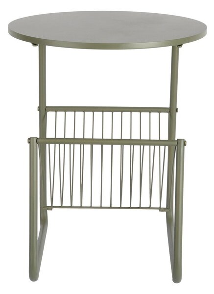 Tavolino rotondo in metallo ø 40 cm Riqueza Revista – Leitmotiv