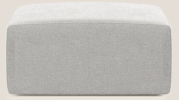 Nettuno modulo pouf in morbido tessuto bouclè T07 grigio