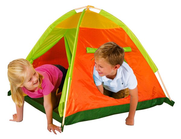 Tenda da Gioco per Bambini 112x112x94 cm Struttura in Plastica Tubolare Avventura Multicolore