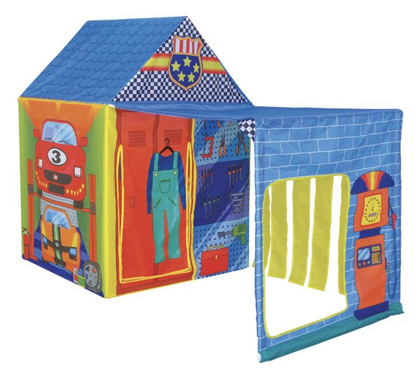 Tenda da Gioco per Bambini 150x75x110 cm Struttura in Plastica Tubolare Autolavaggio Multicolore