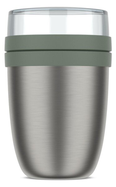 Borraccia termica argentata/color salvia in acciaio inox 500 ml Ellipse – Mepal