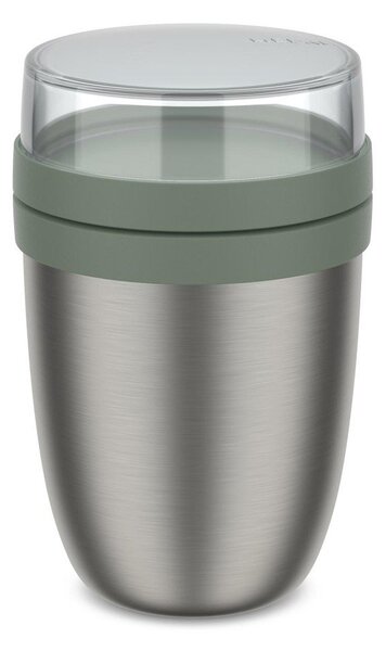 Borraccia termica argentata/color salvia in acciaio inox 500 ml Ellipse – Mepal