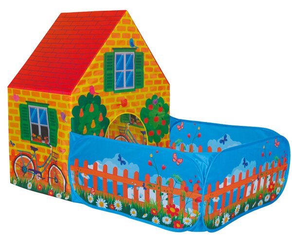 Tenda da Gioco per Bambini 150x90x110 cm con Apertura Pop-Up Garden House Multicolore