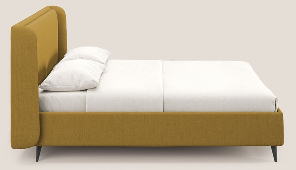 Nadine letto contenitore di design e comfort Italiano in tessuto imper