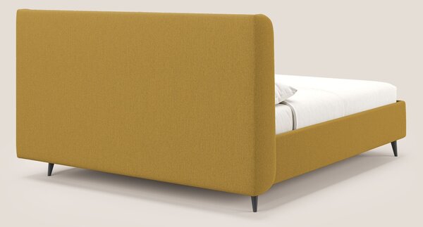 Nadine letto contenitore di design e comfort Italiano in tessuto imper