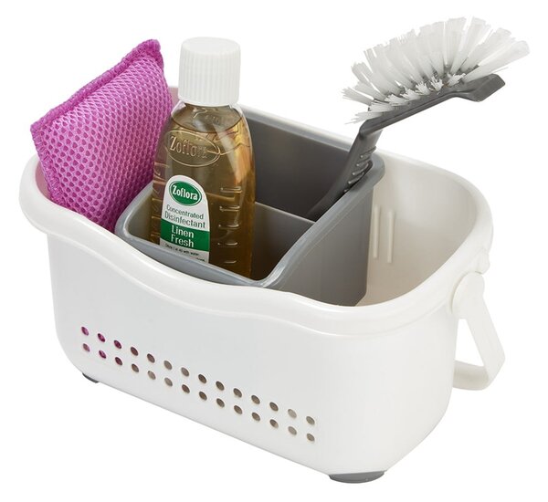 Cestino bianco e grigio per lavello Caddy - Addis