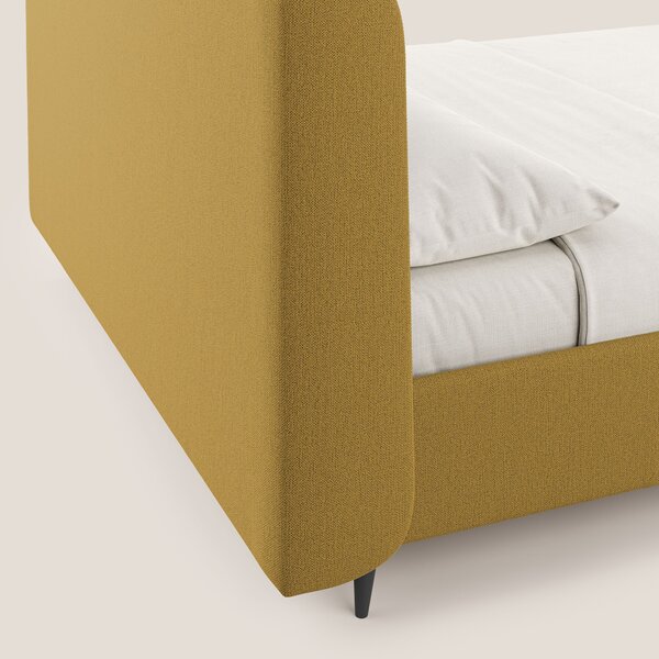 Nadine letto contenitore di design e comfort Italiano in tessuto imper