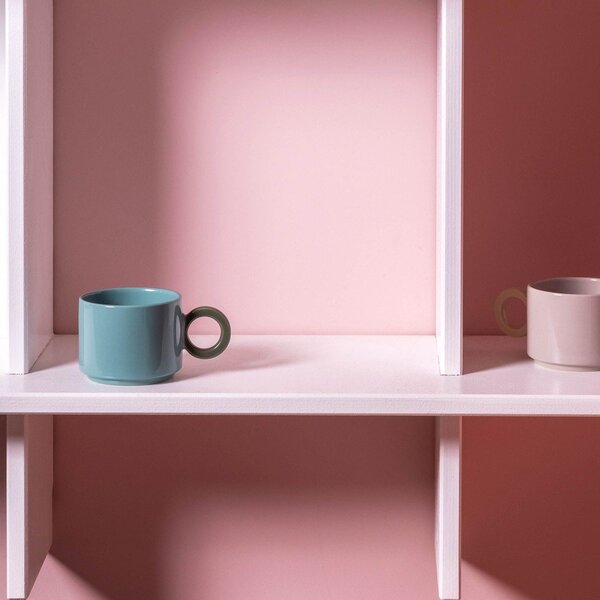 Tazza blu in gres 280 ml Lou – ONA