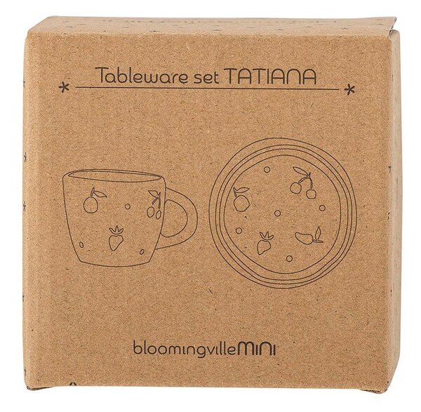 Set da pranzo per bambini in gres 2 pz Tatiana – Bloomingville Mini