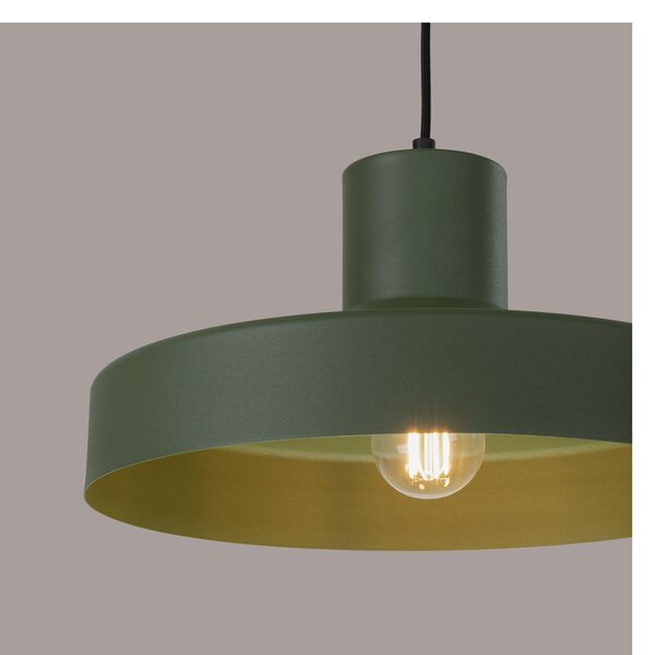 Lampadario verde ø 35 cm Vito – Sollux