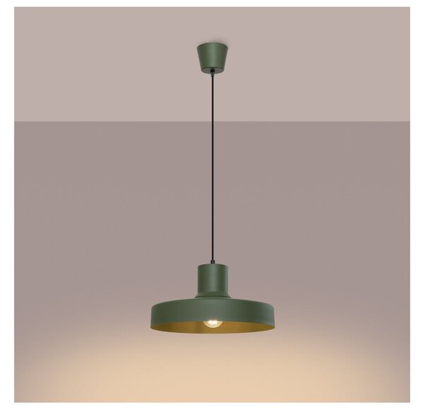 Lampadario verde ø 35 cm Vito – Sollux