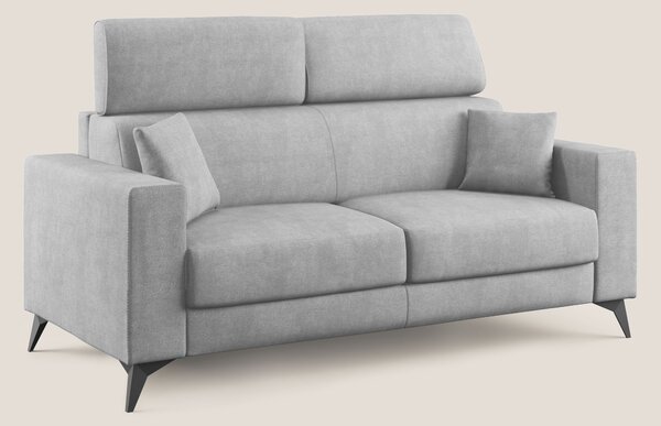 Pegaso divano letto con poggiatesta reclinabili e rivestimento T02 gri