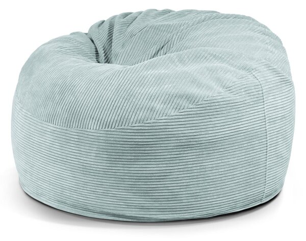 Puof a sacco color menta con rivestimento in velluto a coste Om 110 – SLOWDOWN