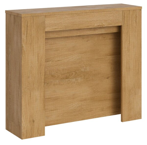 Consolle Allungabile 90x25/211 cm Pannelli in Nobilitato Kiba Quercia Natura