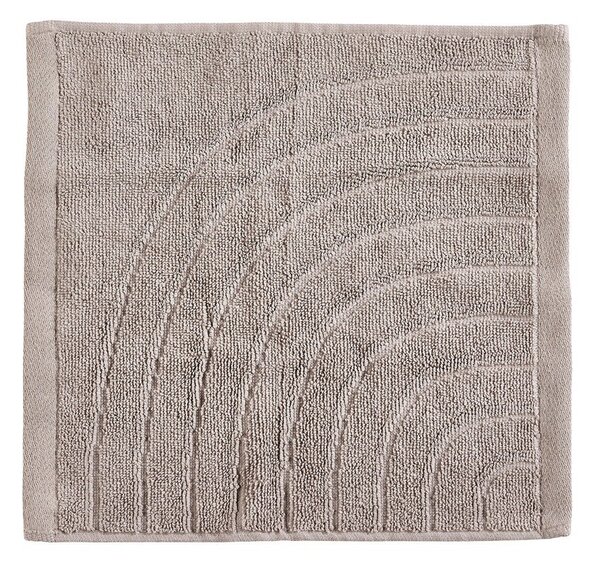 Asciugamano tipo terry greige in cotone 30x30 cm Time – Zone