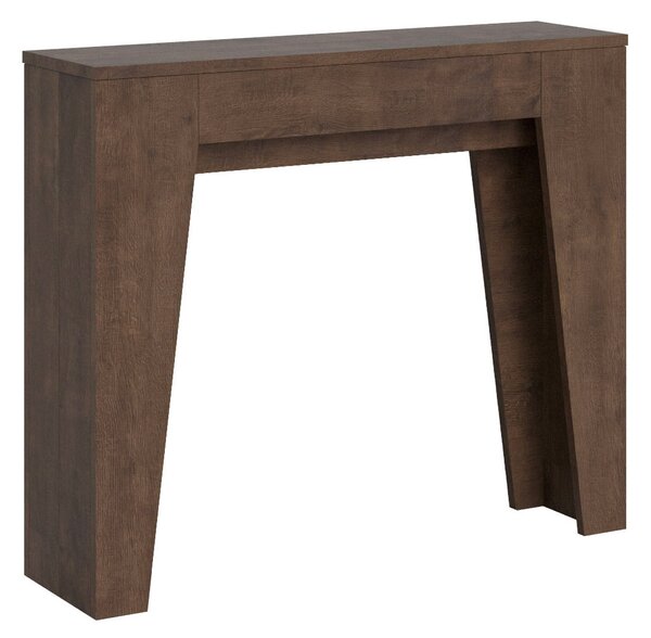 Consolle Allungabile 90x25/181 cm Pannelli in Nobilitato Narrow Noce