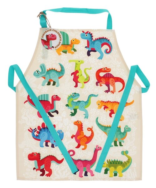 Grembiule per bambini in cotone Baby Dinos – Rex London