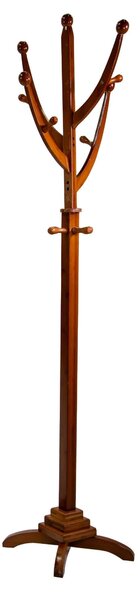 Appendiabiti a Stelo H178 cm in Legno di Bamboo Naturale