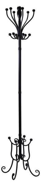 Appendiabiti a Stelo Ø34xh180 cm in Metallo Nero