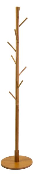Appendiabiti a Stelo H164 cm in Legno di Bamboo Naturale