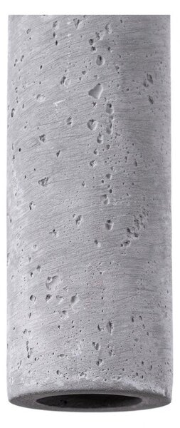 Lampadario grigio in calcestruzzo Fideus – Sollux