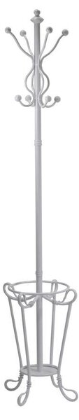 Appendiabiti a Stelo Ø40xh180 cm in Metallo Bianco