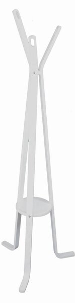 Appendiabiti a Stelo 50xh170 cm in Compensato di Legno di Betulla Bianco