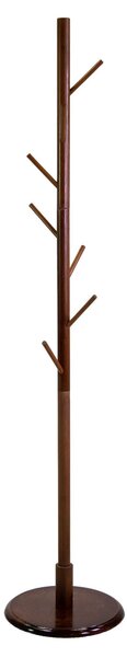 Appendiabiti a Stelo H164 cm in Legno di Bamboo Noce
