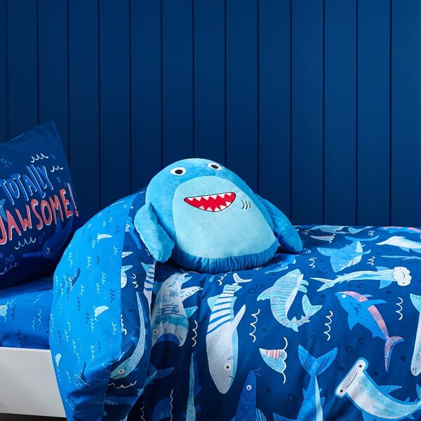 Cuscino per bambini in plush Sheldon the Shark – Catherine Lansfield