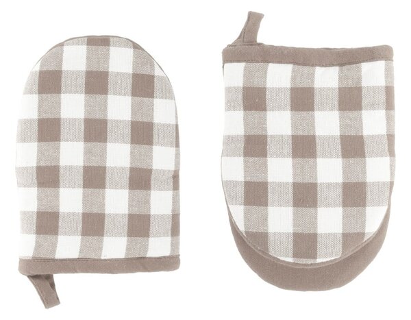 Set di guanti da forno in cotone 2 pz Gingham – Tiseco Home Studio