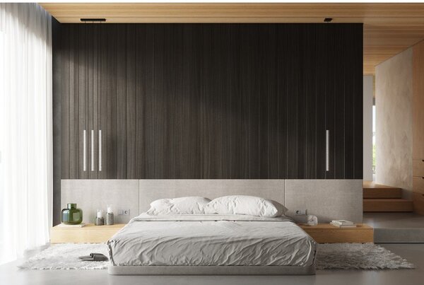 Lampadario grigio in calcestruzzo Fideus – Sollux