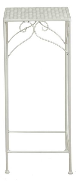 Set 3 Portapiante Quadrati per Giardino e Balcone in Metallo Milena Bianco