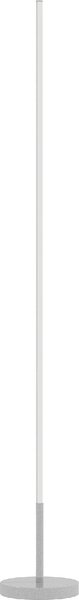 DecHome Lampada da Terra LED Alta 150 cm con Temperatura del colore Regolabile e Telecomando colore Argento