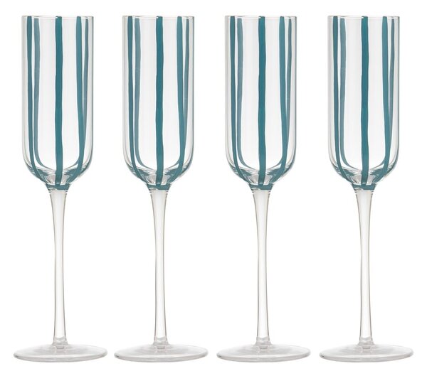 Set di bicchieri da bollicine 4 pz 180 ml Stripe – Ladelle