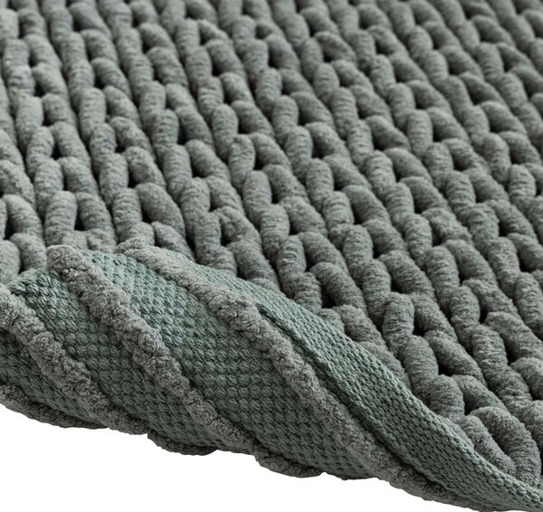 Tappetino per il bagno verde 50x80 cm Ariel – douceur d'intérieur