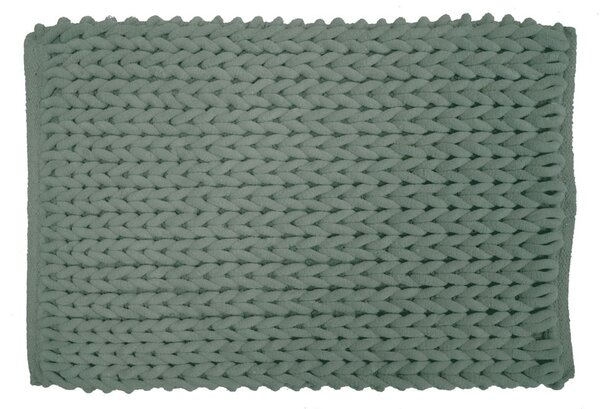 Tappetino per il bagno verde 50x80 cm Ariel – douceur d'intérieur