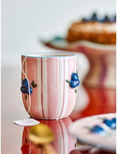 Tazzine in set per cappuccino rosa in ceramica 4 pz 235 ml Carry – Bloomingville