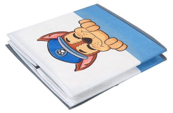 Set di organizer per giochi da bambino in tessuto 2 pz 27x27x27 cm Paw Patrol – Roba