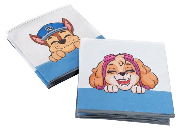 Set di organizer per giochi da bambino in tessuto 2 pz 27x27x27 cm Paw Patrol – Roba